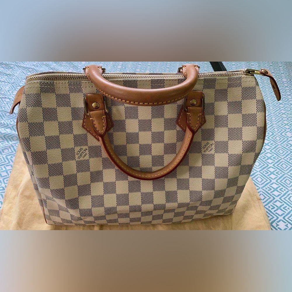 Louis Vuitton Speedy 30 Damier Azur Canvas